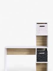 White/Wood Effect Parker Kids Storage Ladder Desk - Image 3 of 5