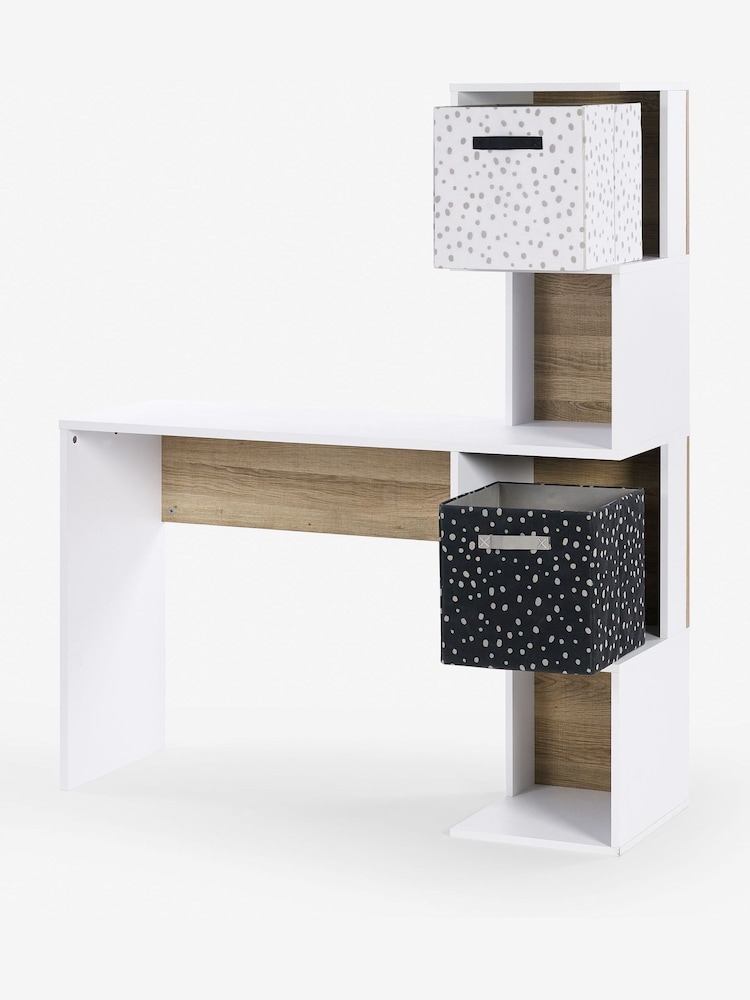 White/Wood Effect Parker Kids Storage Ladder Desk - Image 5 of 5
