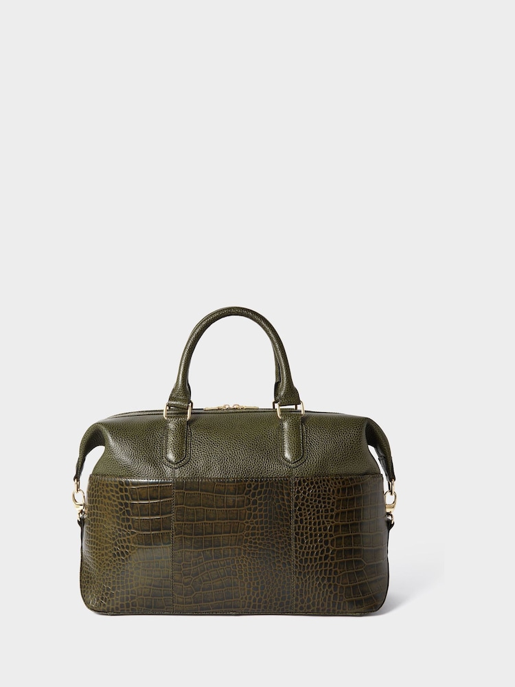 Zaļš - Osprey London The Kellie ādas nedēļas nogales soma - Attēls 2 no 4