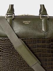 Zaļš - Osprey London The Kellie ādas nedēļas nogales soma - Attēls 3 no 4