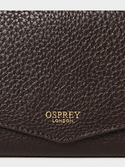 Коричневий - Osprey London The Core Medium Leather Matinee Purse - Image 4 of 5
