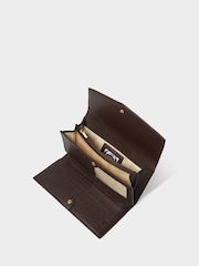 Коричневий - Osprey London The Core Medium Leather Matinee Purse - Image 5 of 5