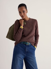 Seasalt Cornwall Brown Dawson Pick Jumper - Image 2 of 5