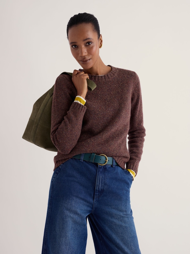 Seasalt Cornwall Brown Dawson Pick Jumper - Image 2 of 5 Seasalt Cornwall Brown Dawson Pick Jumper - Image 2 of 5