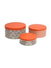 Scion Green Spike Set of 3 Round Cake Tins - Image 1 of 2