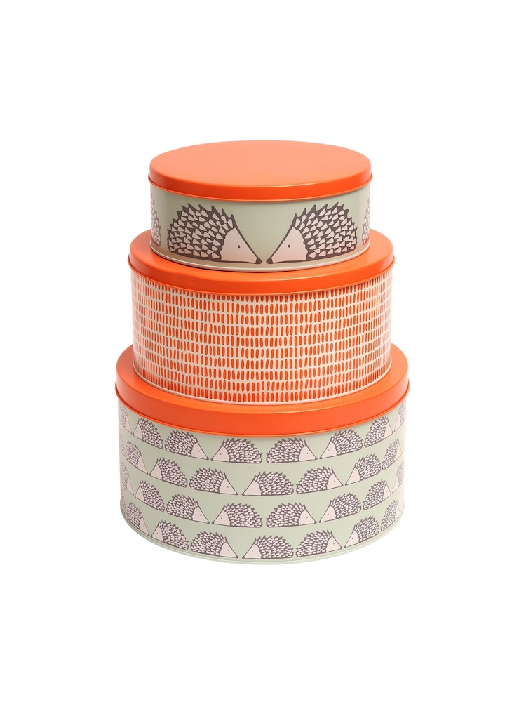 Scion Green Spike Set of 3 Round Cake Tins - Image 2 of 2