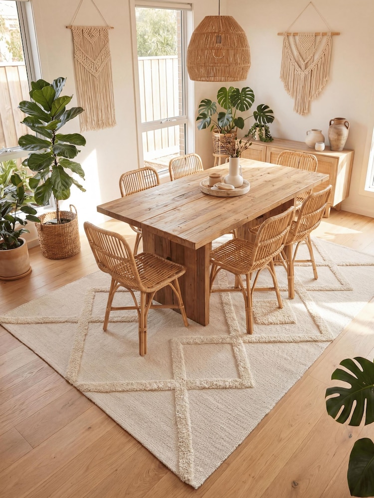 Esselle Windsor 120x170cm Geo Tufted Rug - صورة 2 من 4 Esselle Windsor 120x170cm Geo Tufted Rug - صورة 2 من 4