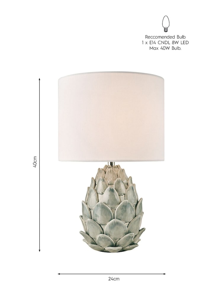 Laura Ashley Blue Gresford Table Lamp - Image 5 of 5