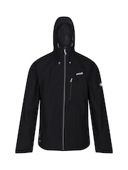 Regatta Black Birchdale Waterproof Hooded Jacket - Image 7 of 9