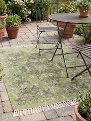 Esselle Kew 120x170cm Olive Antique Printed Rug with Tassel - Slika 2 od 4