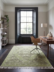 Esselle Kew 120x170cm Olive Antique Printed Rug with Tassel - Slika 3 od 4