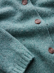 Bleu clair - Seasalt Cornwall Dawson Pick Wool Blend Cardigan - Image 4 sur 5