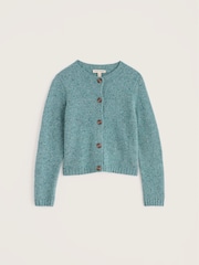 Bleu clair - Seasalt Cornwall Dawson Pick Wool Blend Cardigan - Image 5 sur 5
