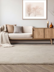 Asiatic Rugs Ivory Lulu Extra Soft Shaggy Rug - Image 1 of 4