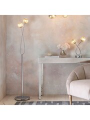Gallery Home Silver Erin Floor Lamp - Image 2 of 3