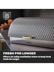 Tower Grey Empire Roll Top Bread Bin - Image 5 of 8