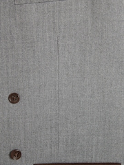 Grey Herringbone Suit Waistcoat - Image 6 of 6
