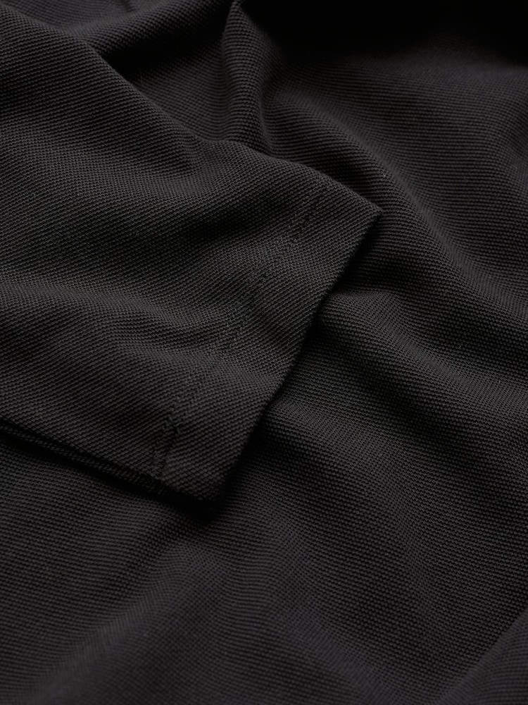 Seasalt Cornwall Black Balefire Long Sleeve Polo Shirt - Image 4 of 4 Seasalt Cornwall Black Balefire Long Sleeve Polo Shirt - Image 4 of 4