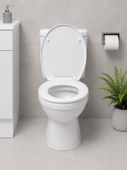 Showerdrape White Prima Soft Close Toilet Seat - Image 5 of 5