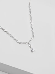 Jon Richard Silver Plated Cubic Zirconia Necklace - Image 1 of 2