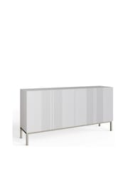 Frank Olsen White Iona 4 Door Large Sideboard - Image 3 of 7