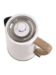 White Bronx Wood Effect Kettle - Image 7 of 7