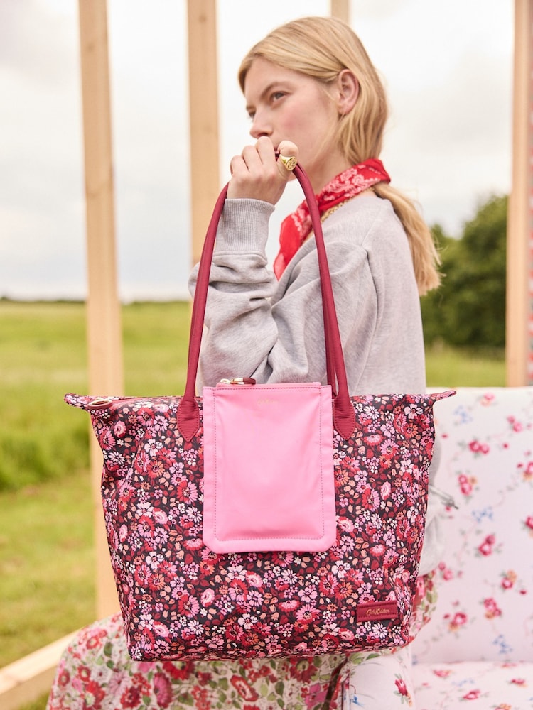 Cath Kidston Pink/Red Medium Tote Bag - Image 1 of 13