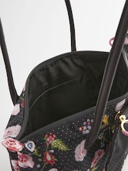 Cath Kidston Black Medium Tote Bag - Image 14 of 14