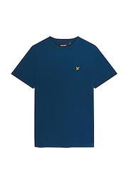 Lyle & Scott Apres Blue Boys Essentials 100% Cotton Crew Neck T-Shirt - Image 3 of 3