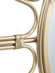 Pacific Gold Metal Frame Round Wall Mirror - Image 3 of 4