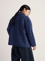 Μπλε - Seasalt Cornwall Beamwind Wool Blend Coat - Εικόνα 3 από 5