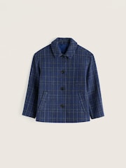 Μπλε - Seasalt Cornwall Beamwind Wool Blend Coat - Εικόνα 4 από 5