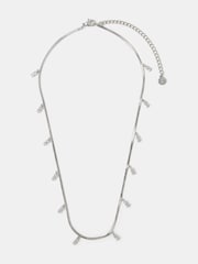 Accessorize 925 Sterling Silver Omega Charm Necklace - Image 1 of 2