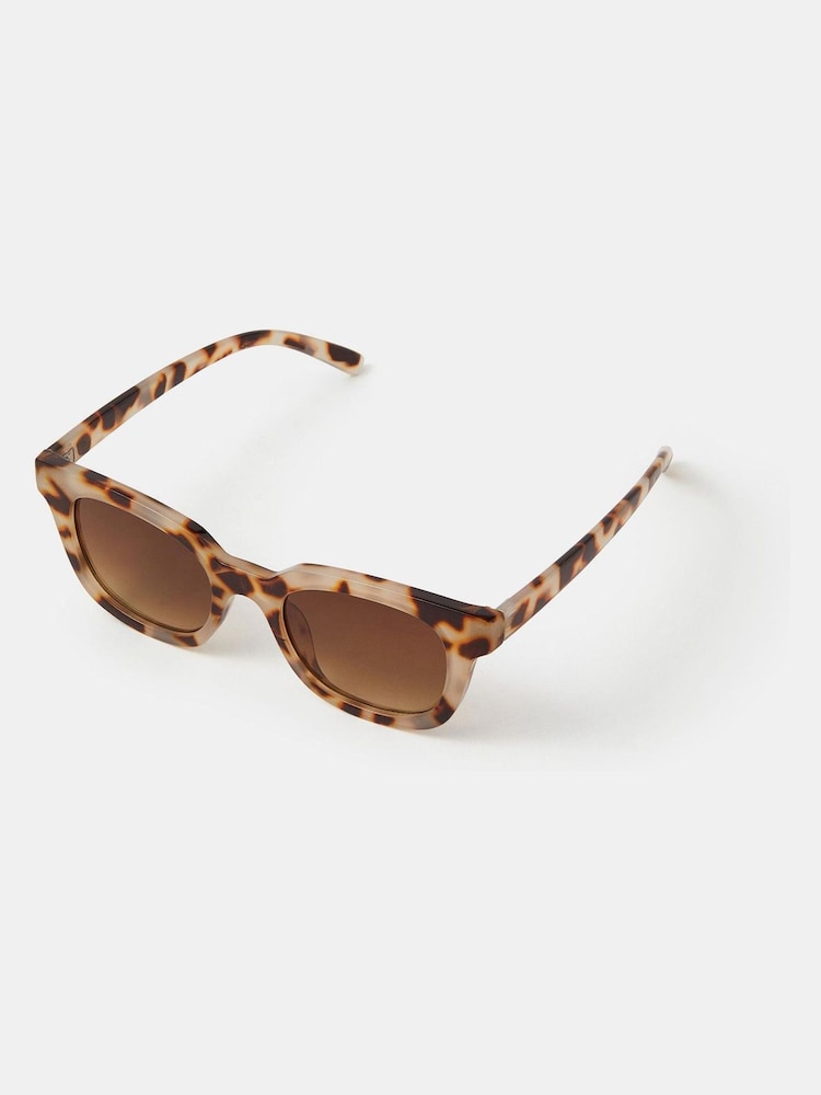 Accessorize Brown Tort Wayfarer Sunglasses - Image 1 of 2 Accessorize Brown Tort Wayfarer Sunglasses - Image 1 of 2
