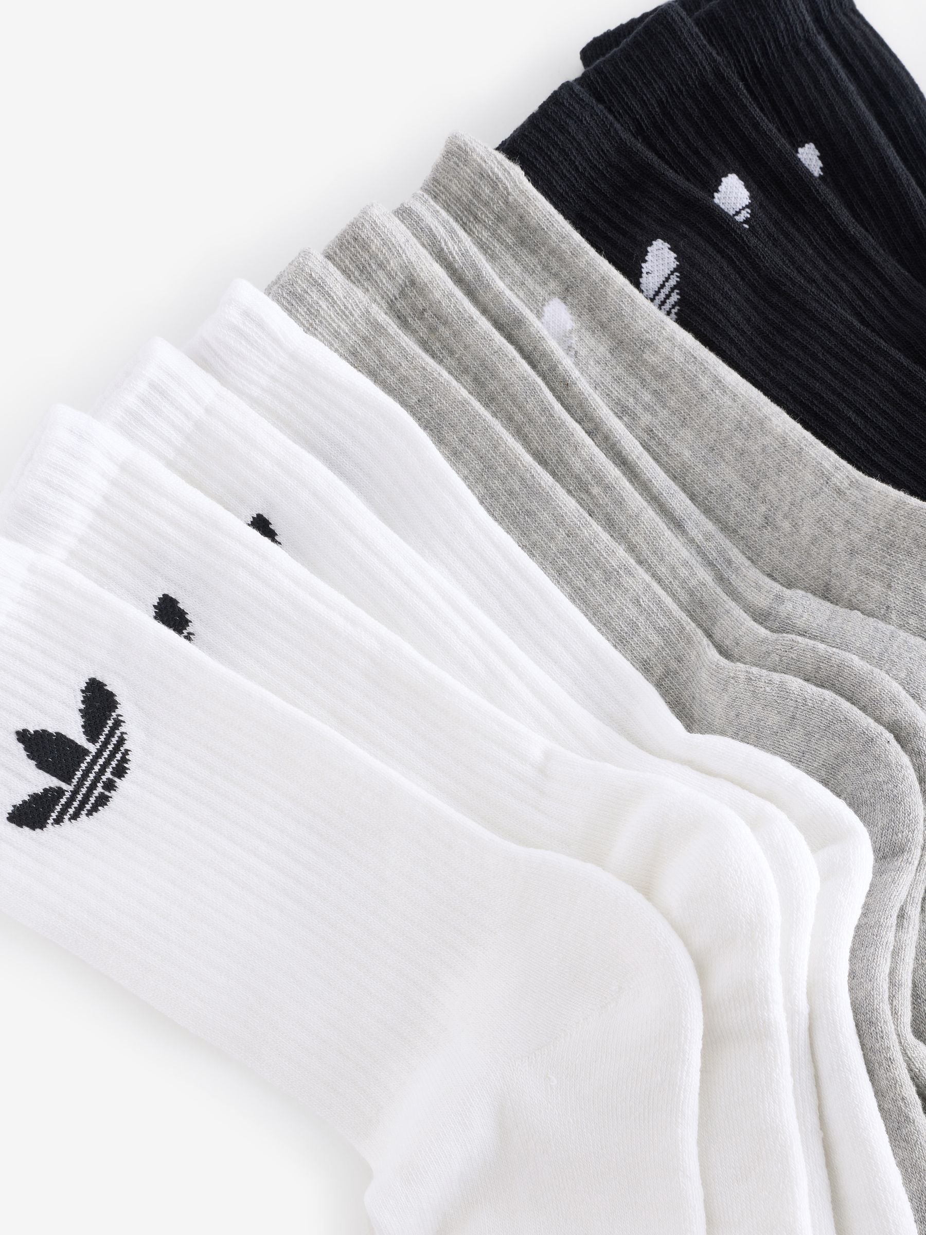 Buy adidas original Black Trefoil Crew Socks 3 Pack from the Next UK online shop