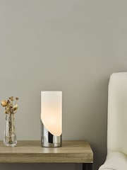 Dar Lighting Silver Faris Touch Table Lamp - Image 1 of 4