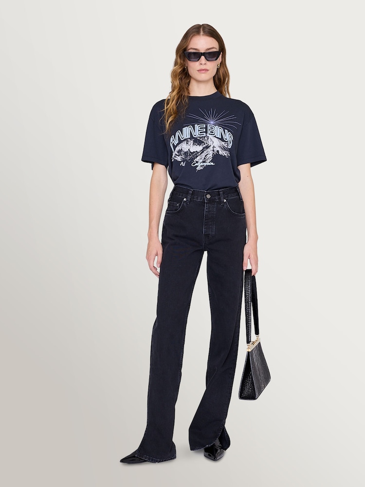 ANINE BING Black Walker California T-Shirt - Image 1 of 5