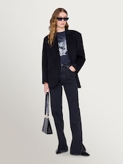 ANINE BING Black Walker California T-Shirt - Image 3 of 5