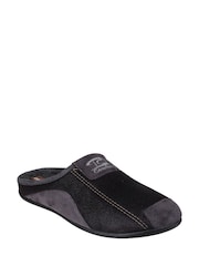 Cotswold Black Westwell Slippers - Image 1 of 5
