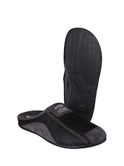 Cotswold Black Westwell Slippers - Image 4 of 5