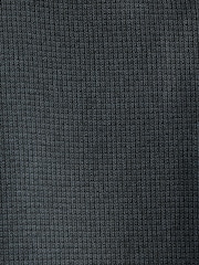 Navy Blue Regular Fit Trimmed Textured Suit Trousers - Image 8 of 8