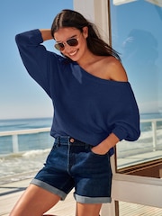 Dark Blue Boy Shorts - Image 1 of 4
