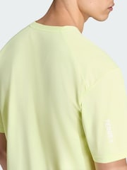 adidas Terrex Yellow Multi Climacool Logo Tech T-Shirt - Image 3 of 5