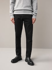 Black Slim Fit Comfort Stretch Jeans - Image 1 of 11