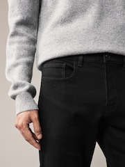 Black Slim Fit Comfort Stretch Jeans - Image 6 of 11