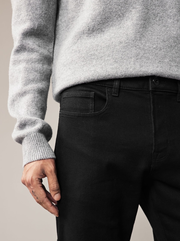 Noir - Slim Fit (Slim Fit) - Jeans stretch de confort - Image 6 of 11