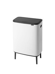 Brabantia White Bo Hi 2 x 30L Touch Bin - Image 1 of 1