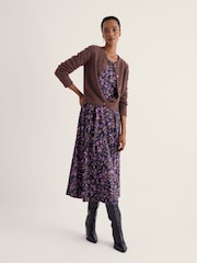 Brun - Seasalt Cornwall Dawson Pick Wool Blend Cardigan - Image 1 sur 5