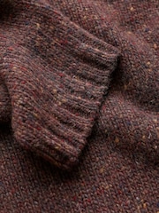 Brun - Seasalt Cornwall Dawson Pick Wool Blend Cardigan - Image 5 sur 5