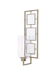 Libra Interiors Gold Occtaine Antique Gold Wall Sconce - Image 3 of 4
